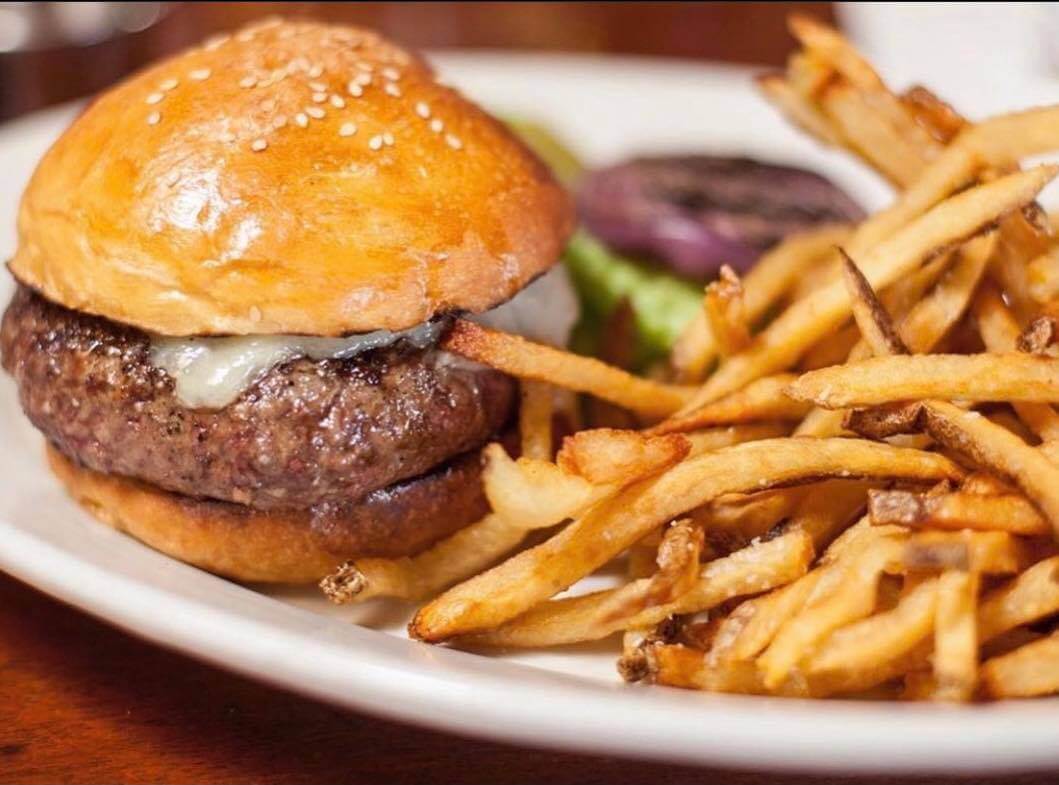 Hamburger from Chez Fonfon in Birmingham, AL