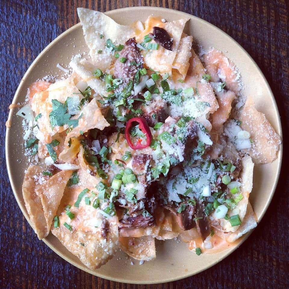 Duck nachos from EastWest