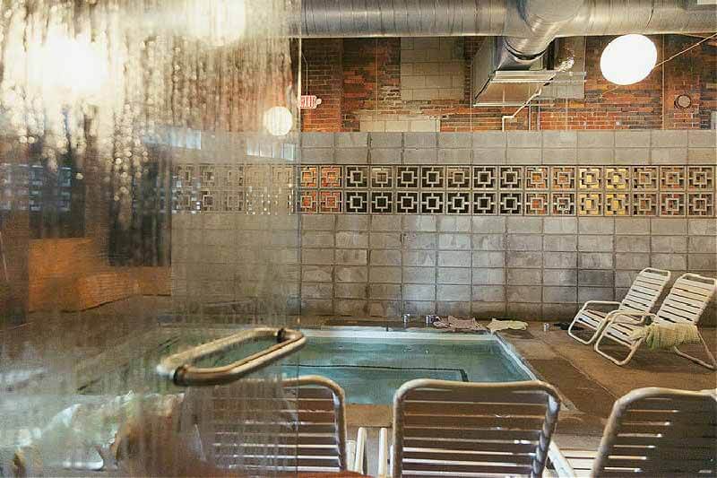 Interior of Holiday Salon and Bathhouse