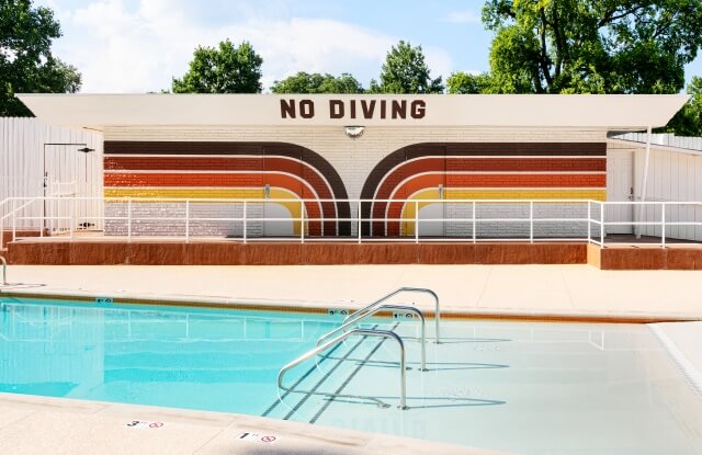 Check out the hottest pool party around at The Dive Motel & Swim Club. Image: Ben Fitchett The pool at Dive Motel and Swim Club