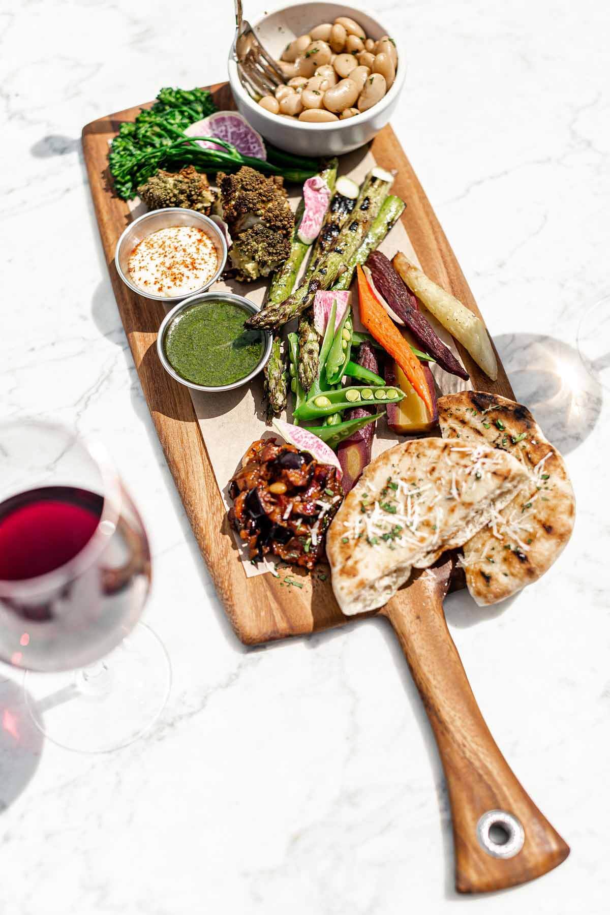 The yummy Farmers' Market Board from North Italia Franklin | Image: North Italia Farmers' Market board from North Italia