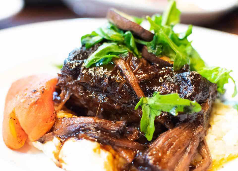 Chef James Boyce is known and loved for his succulent beef short rib, and many fans are ecstatic that the dish followed him to his latest restaurant. Short ribs from Grille on Main