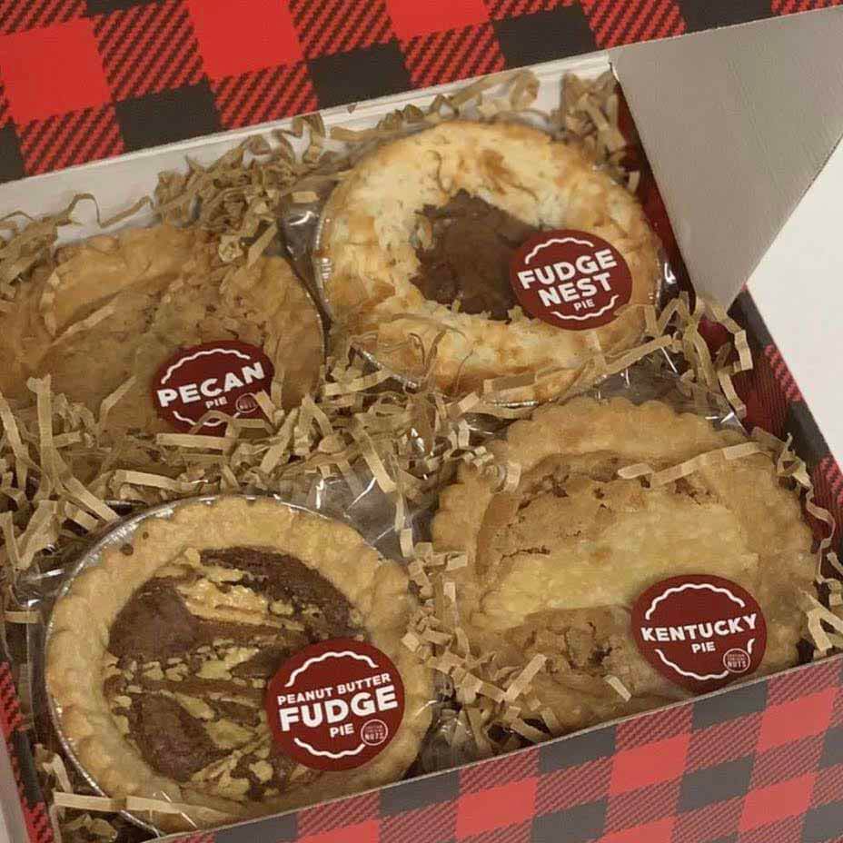 Mini pies in box