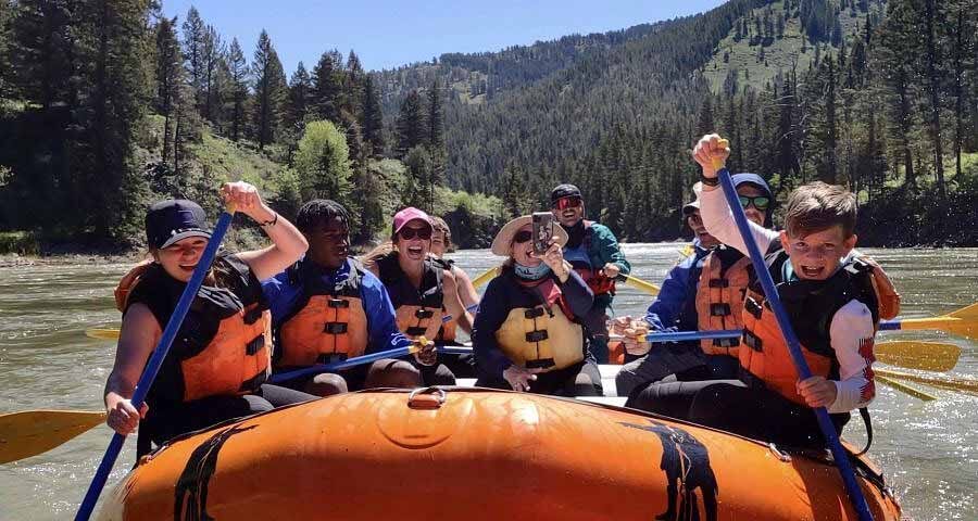 On River Time rafting trip