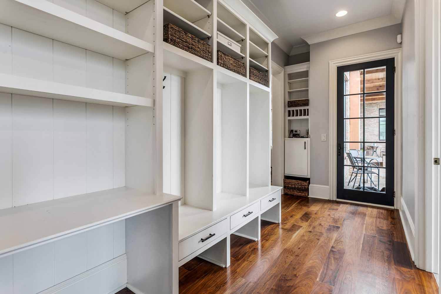 Mudroom area in a College Grove home that's for sale