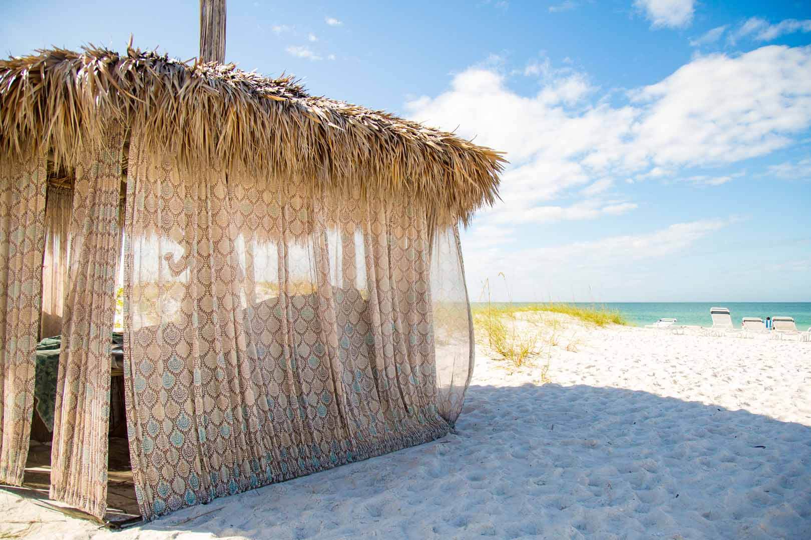 Tiki hut at Sea-renity Beach Spa & Bou-tiki