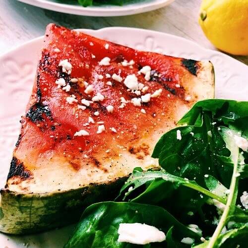 SB Creative Summer Fruit Recipes Grilled Watermelon The Well Dressed Kitchen