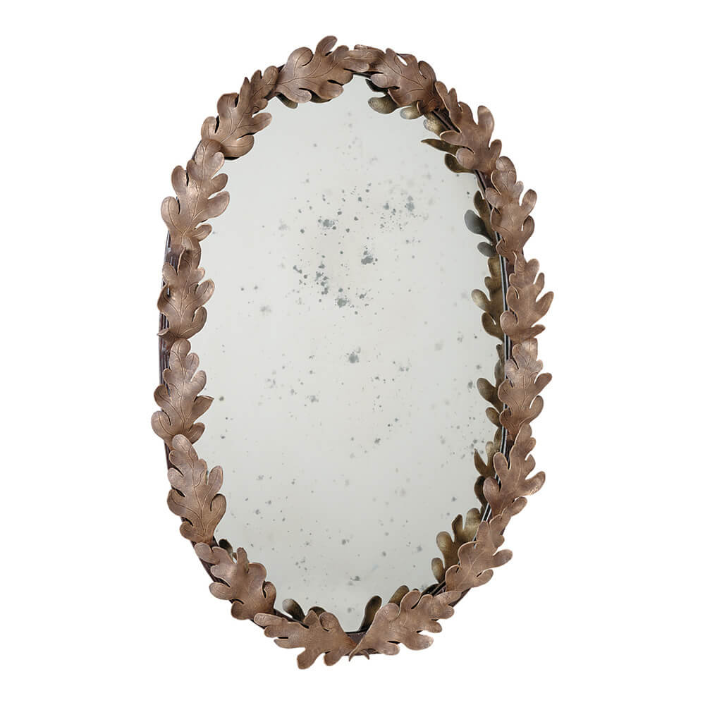 Oakleaf mirror, $6,185, from Ironware International | Image: Ironware International Nashville Luxe Loves: Vintage oval mirror from Ironware International