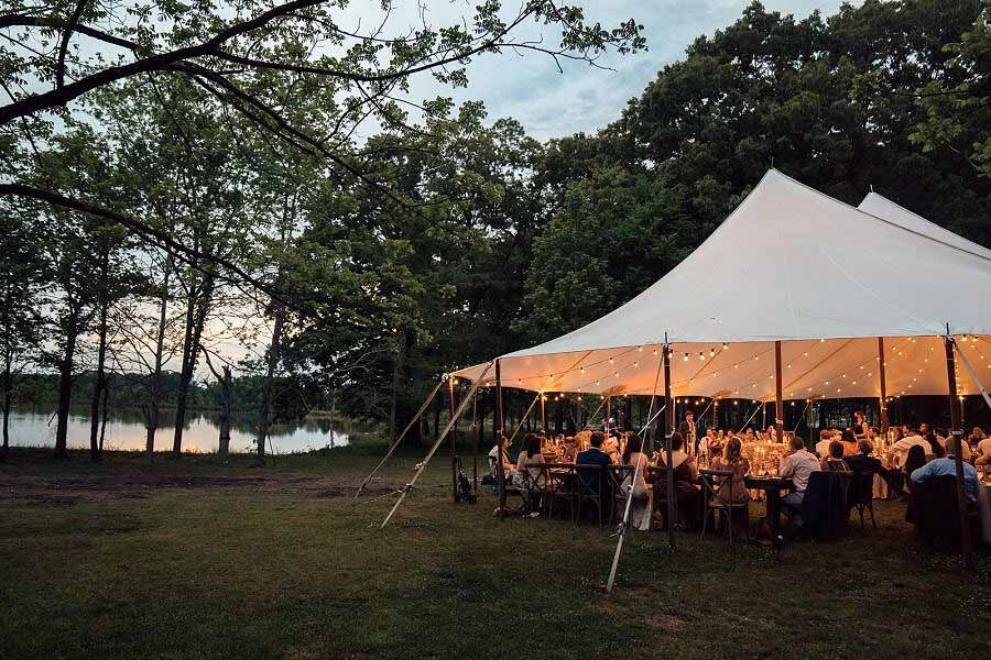 Katie and Marshall Wedding Home Place Pastures Tent