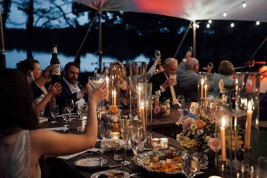 Katie and Marshall Wedding Home Place Pastures White Pillar Catering