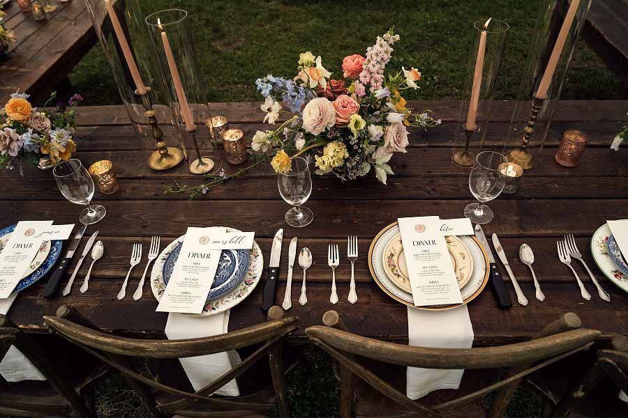Home Place Pastures table setting