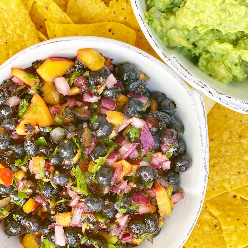 Bueberry Peach Salsa