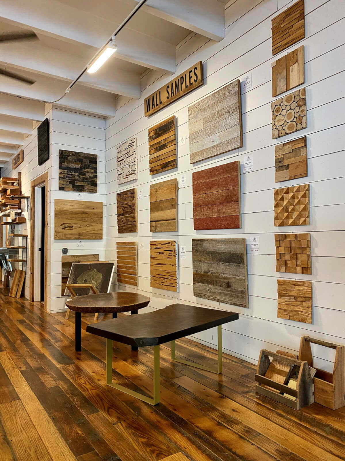 Wall samples at Good Wood Nashville