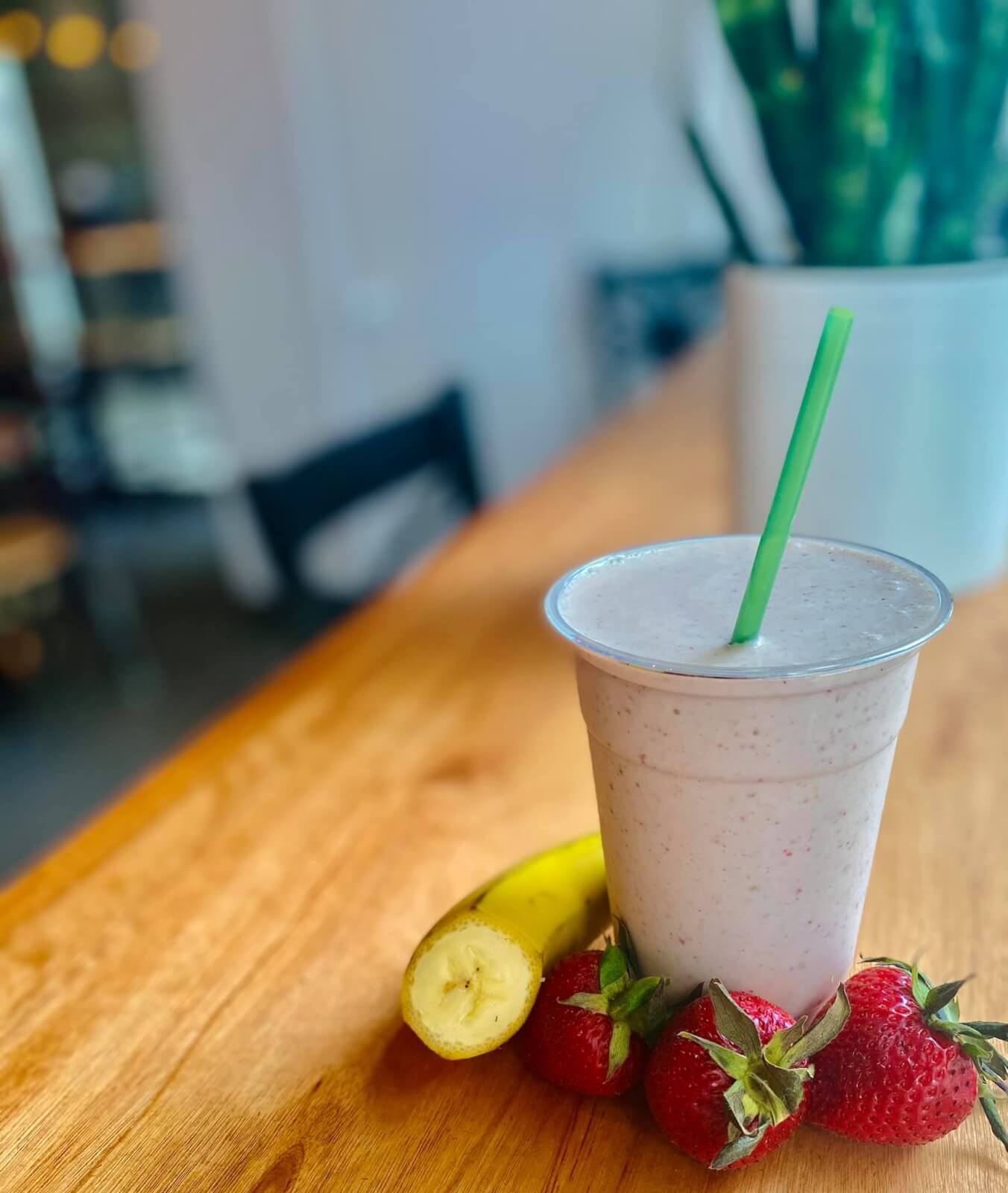 Strawberry banana smoothie from The Fuelery in Louisville