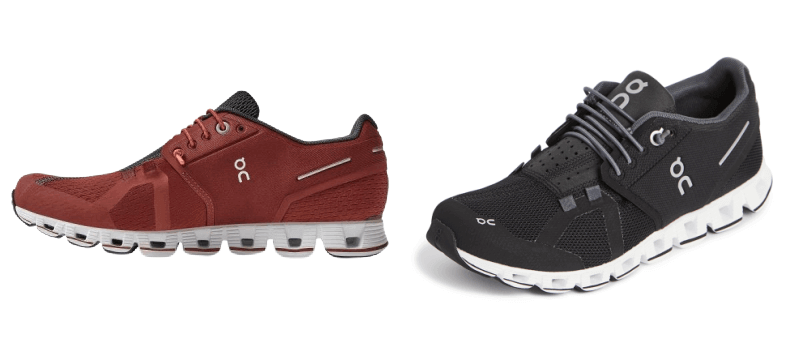 How to Wear Sneakers and Look Fashionable, Not Frumpy - 19 On Cloud Sneakers in Black and Maroon