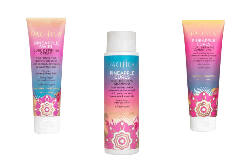 Pacifica Pineapple Curls Hair Care Line