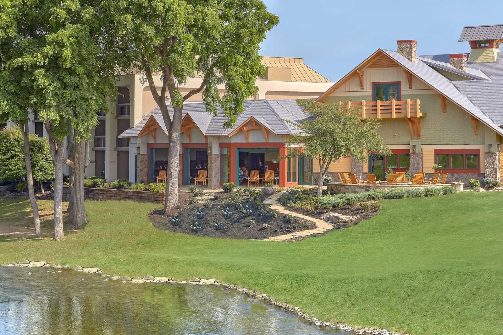 Exterior of The Inn on the River in Pigeon Forge, TN