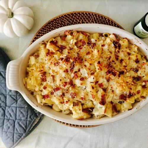 SB Autumn Inspired Baked Pastas Mac and Cheese Sprinkles and Sea Salt