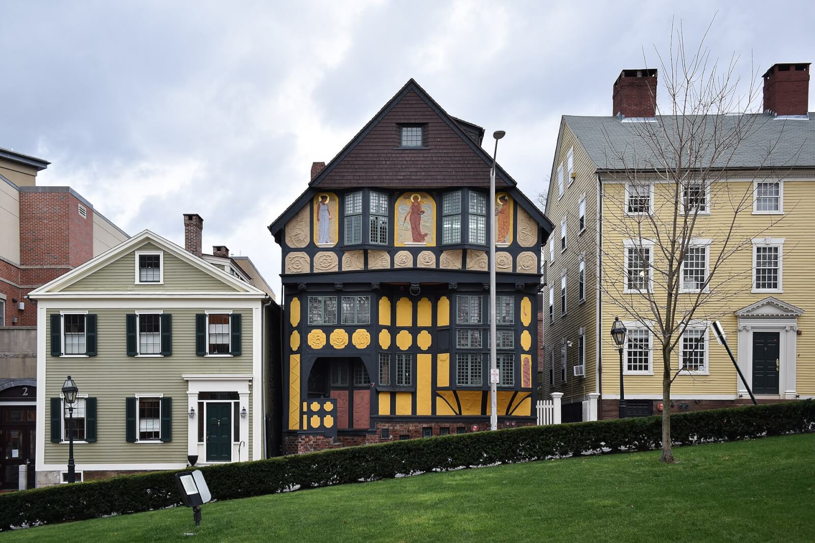 Houses in College Hill neighborhood, a New England weekend getaway idea