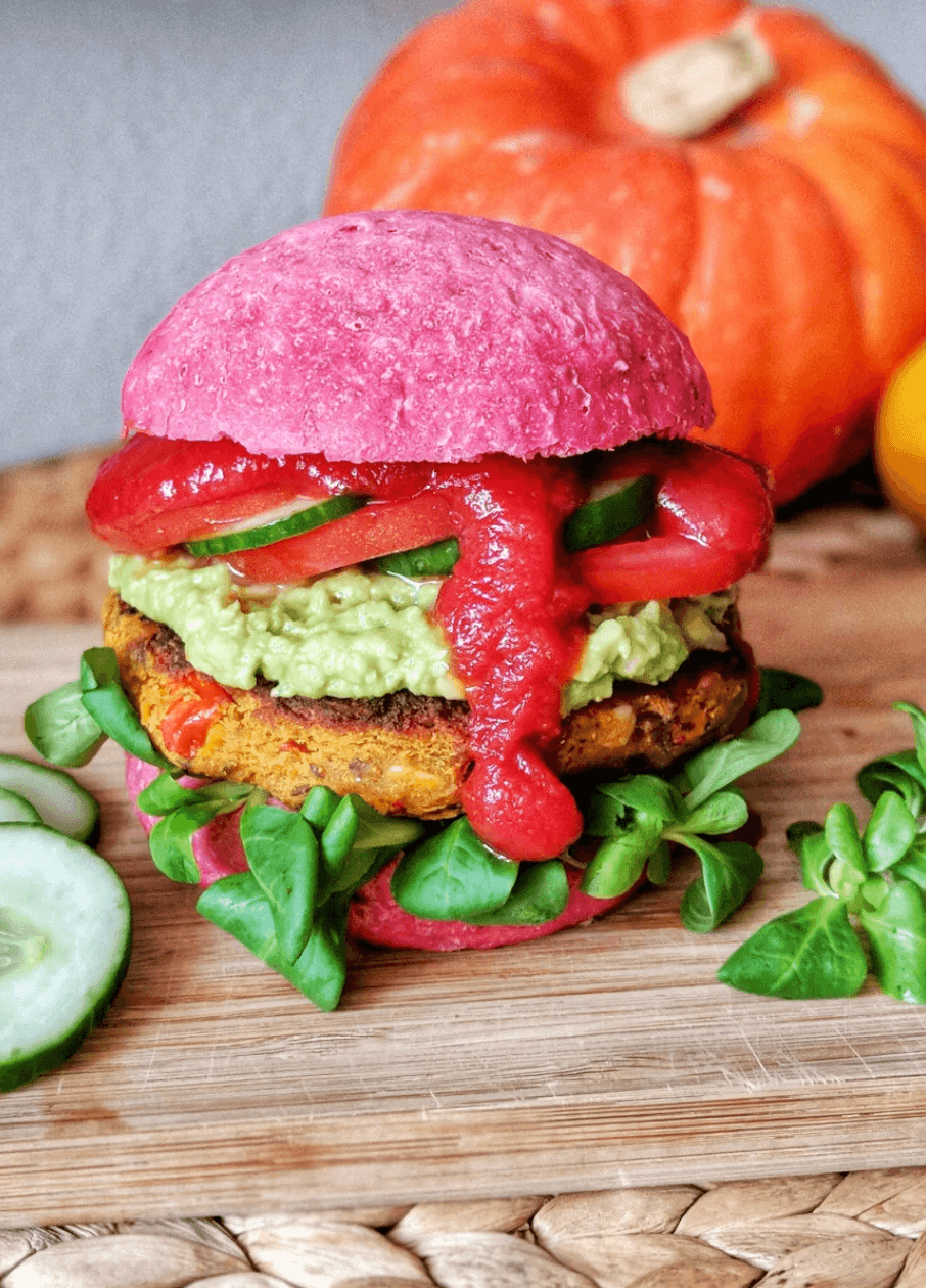 Pumpkin recipe: Pumpkin veggie burger