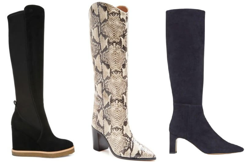 Knee-high boots from Veronica Beard, Schutz, and Lafayette 148 NYC at Gus Mayer