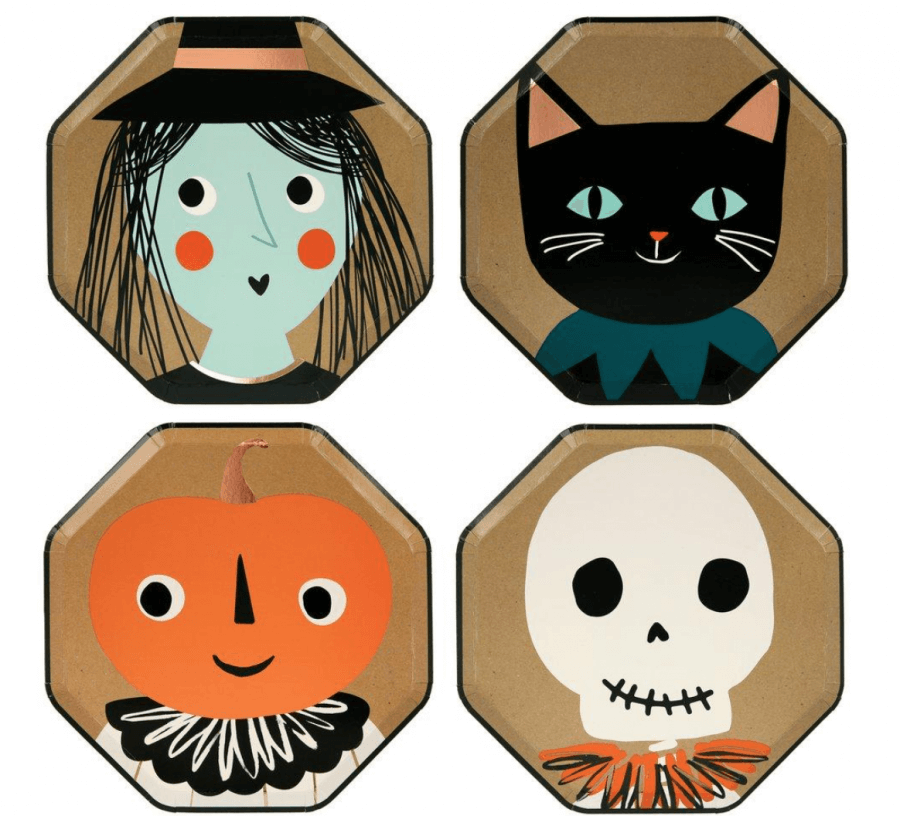 Halloween plates