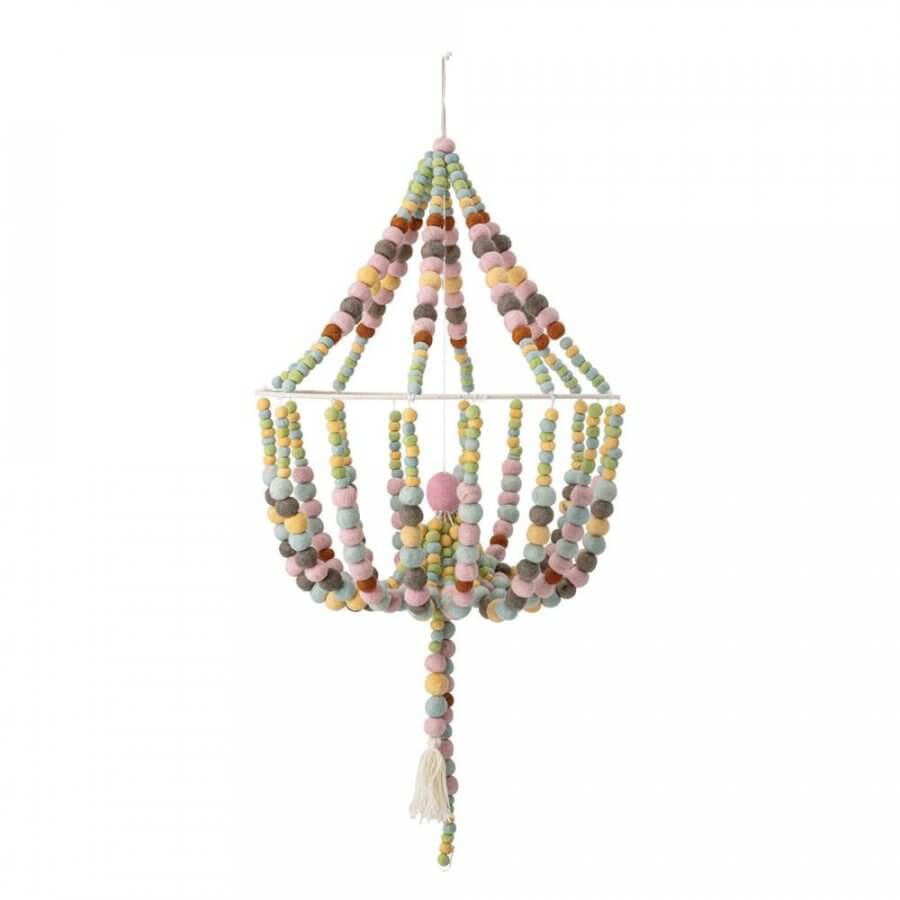 Pompom chandelier