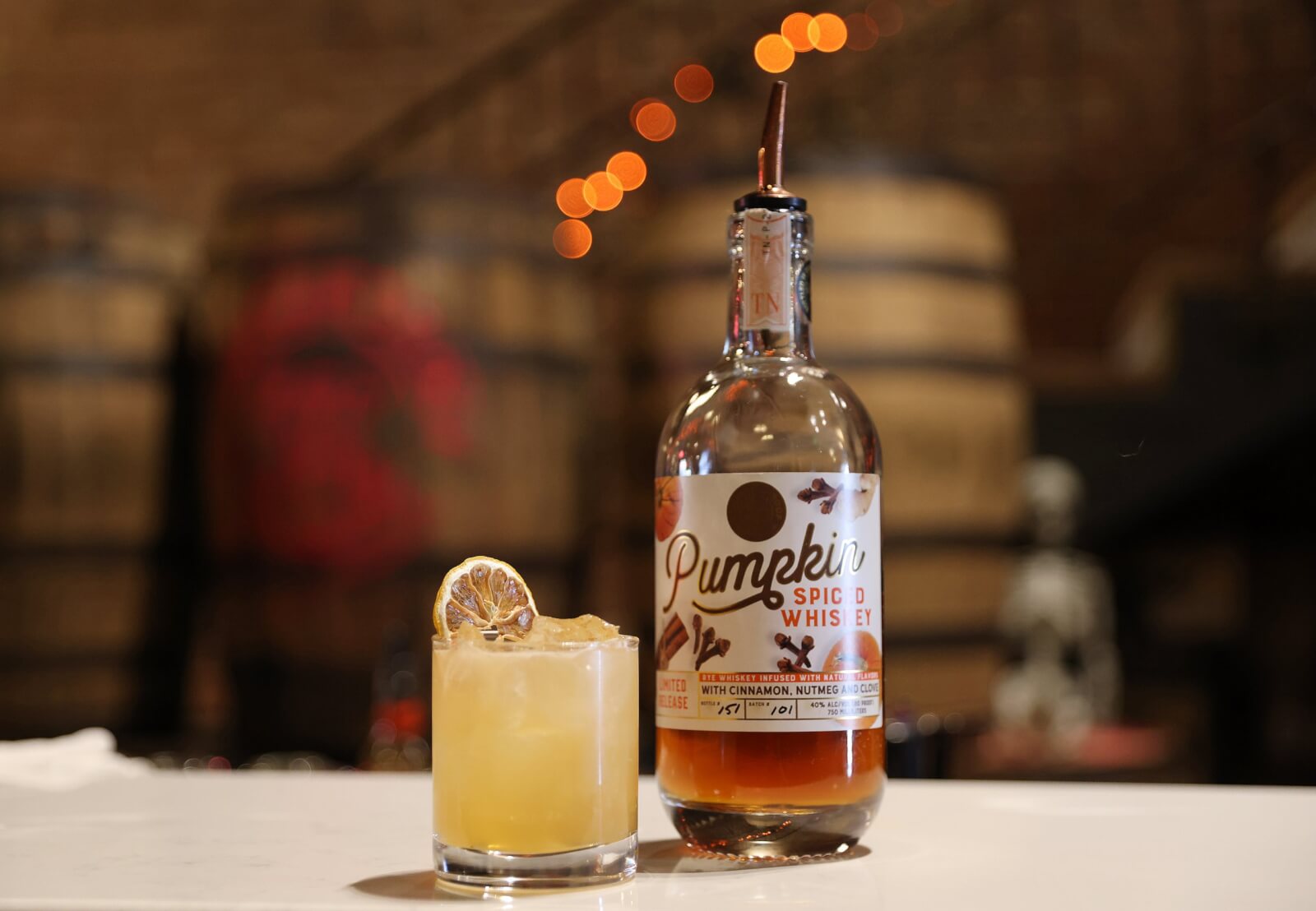 Smashing Pumpkin cocktail from Standard Proof Whiskey