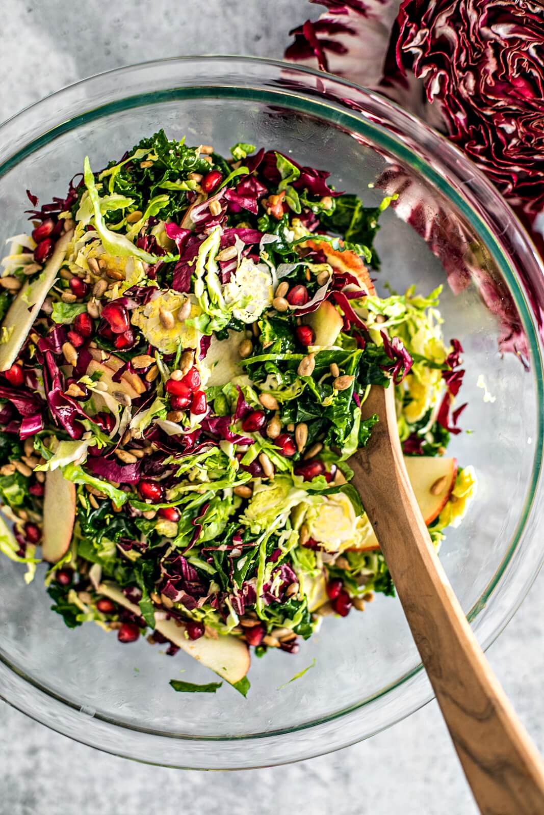 Winter Crunch Salad with Apple Vinaigrette