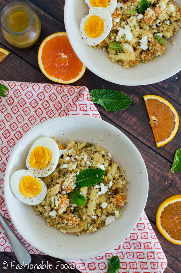 Winter quinoa salad from Fashionable Foods