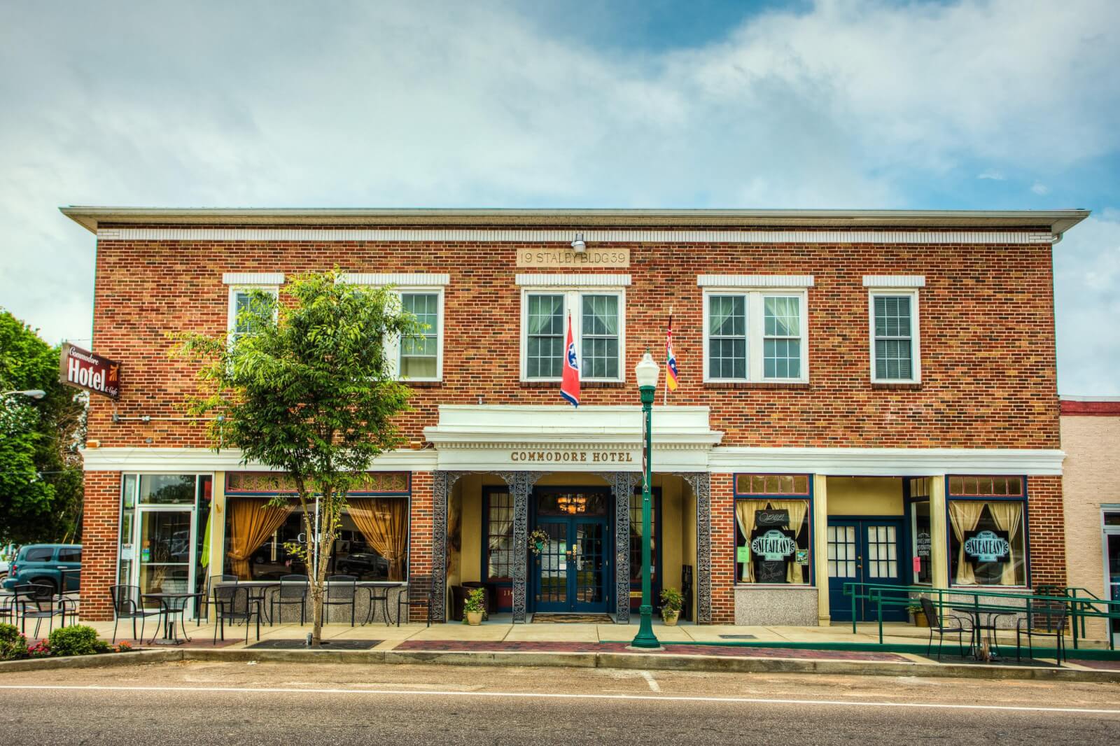 Exterior of the Commodore Hotel