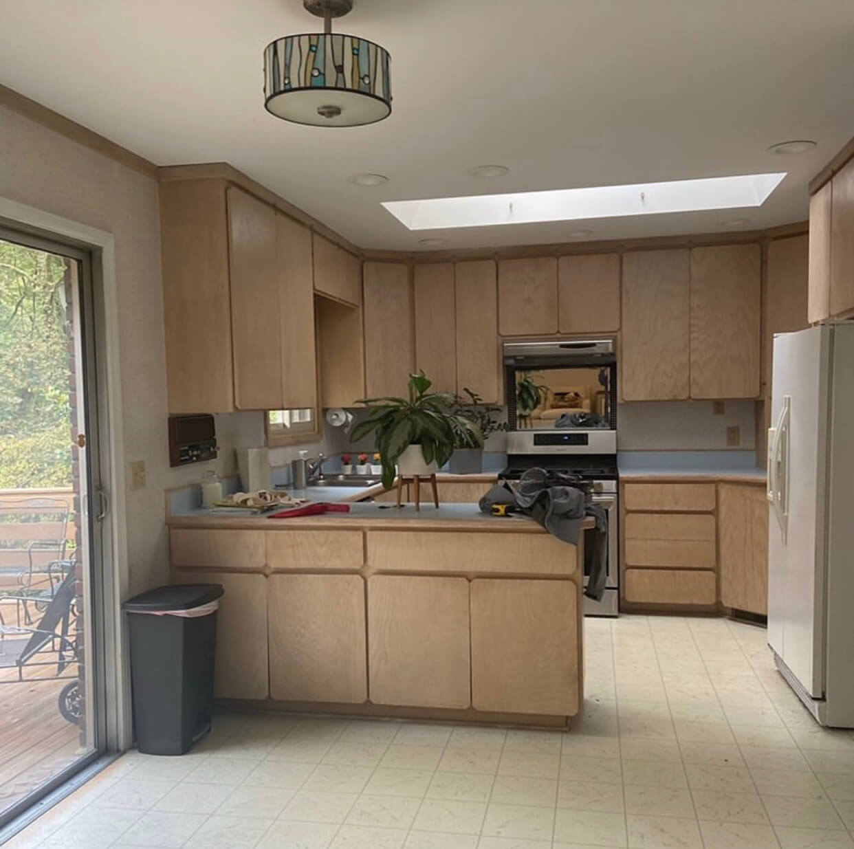 Dated kitchen before home remodel.