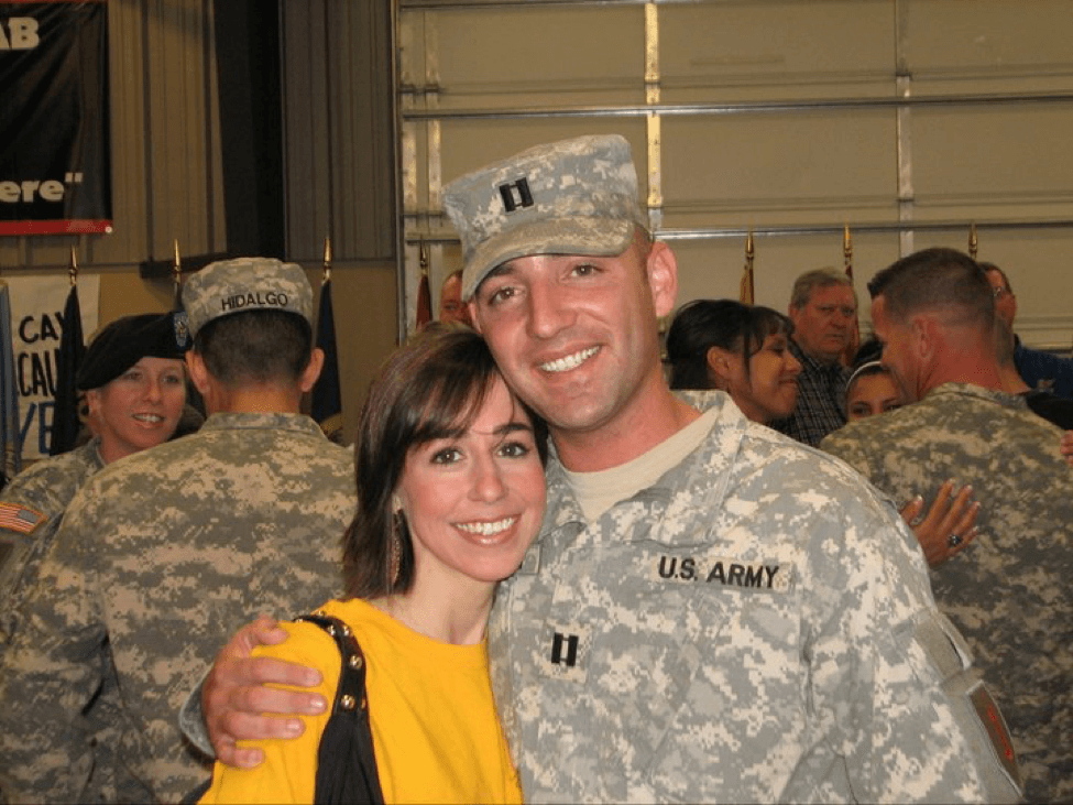 Andrew Arbogast and wife Erin