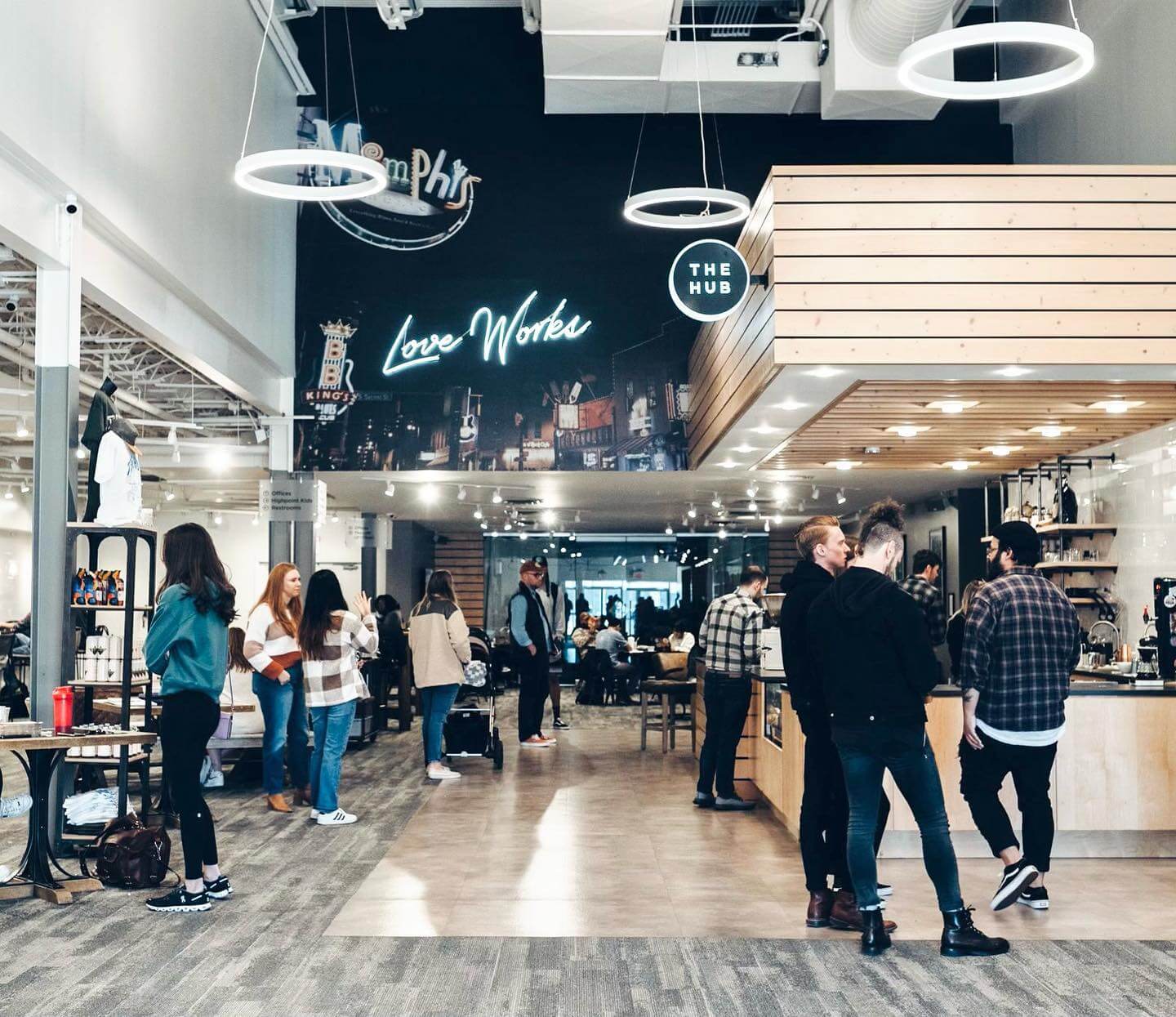 busy coffee shop