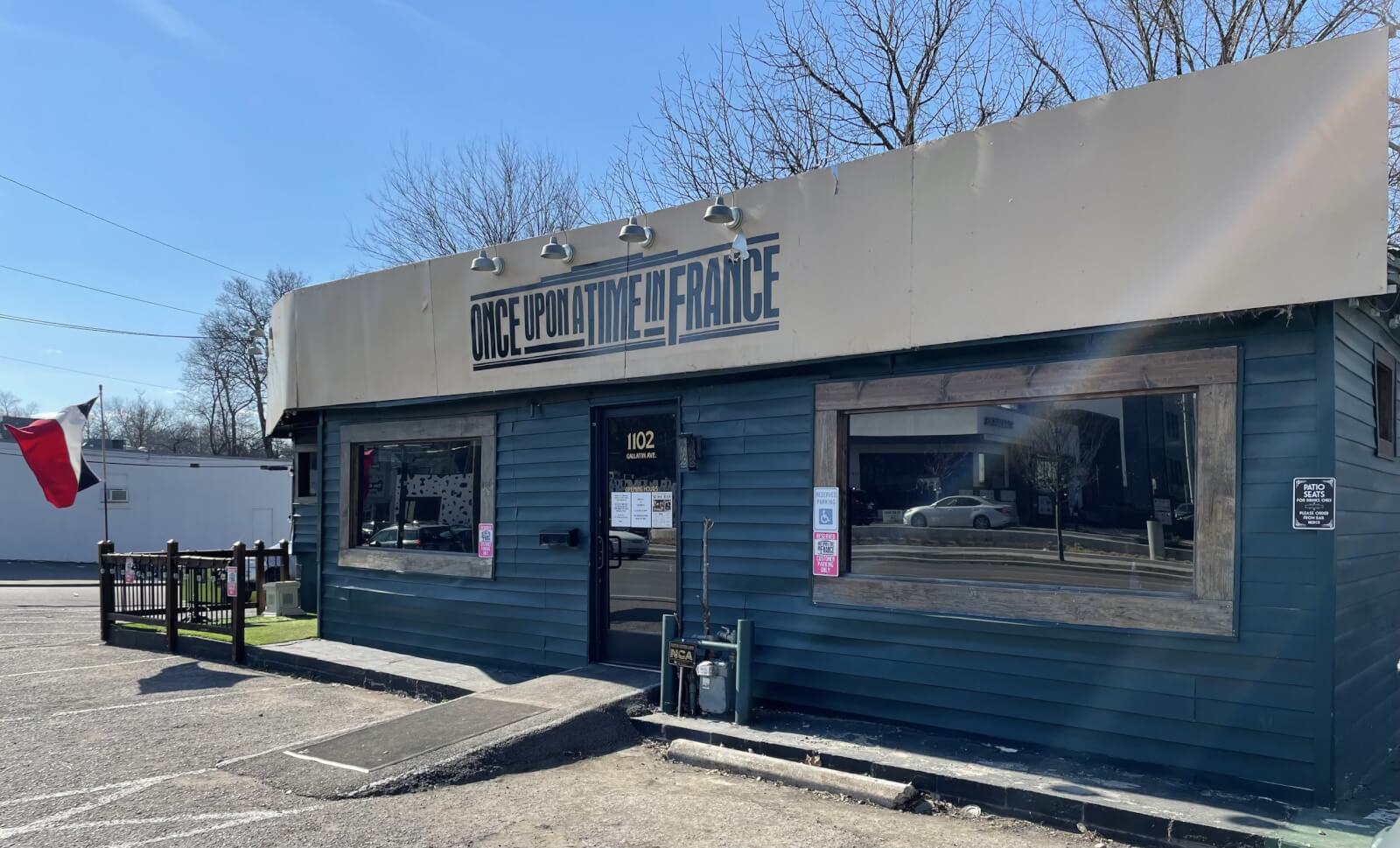 The exterior of Once Upon a Time in France