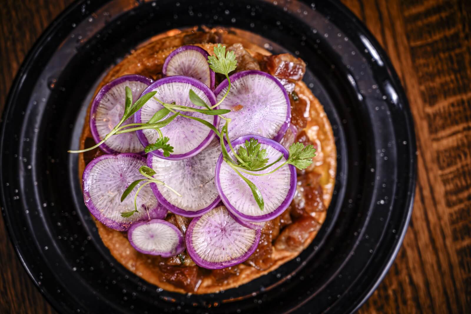 Ceviche tostada from a’Verde Cocina and Tequila Bar