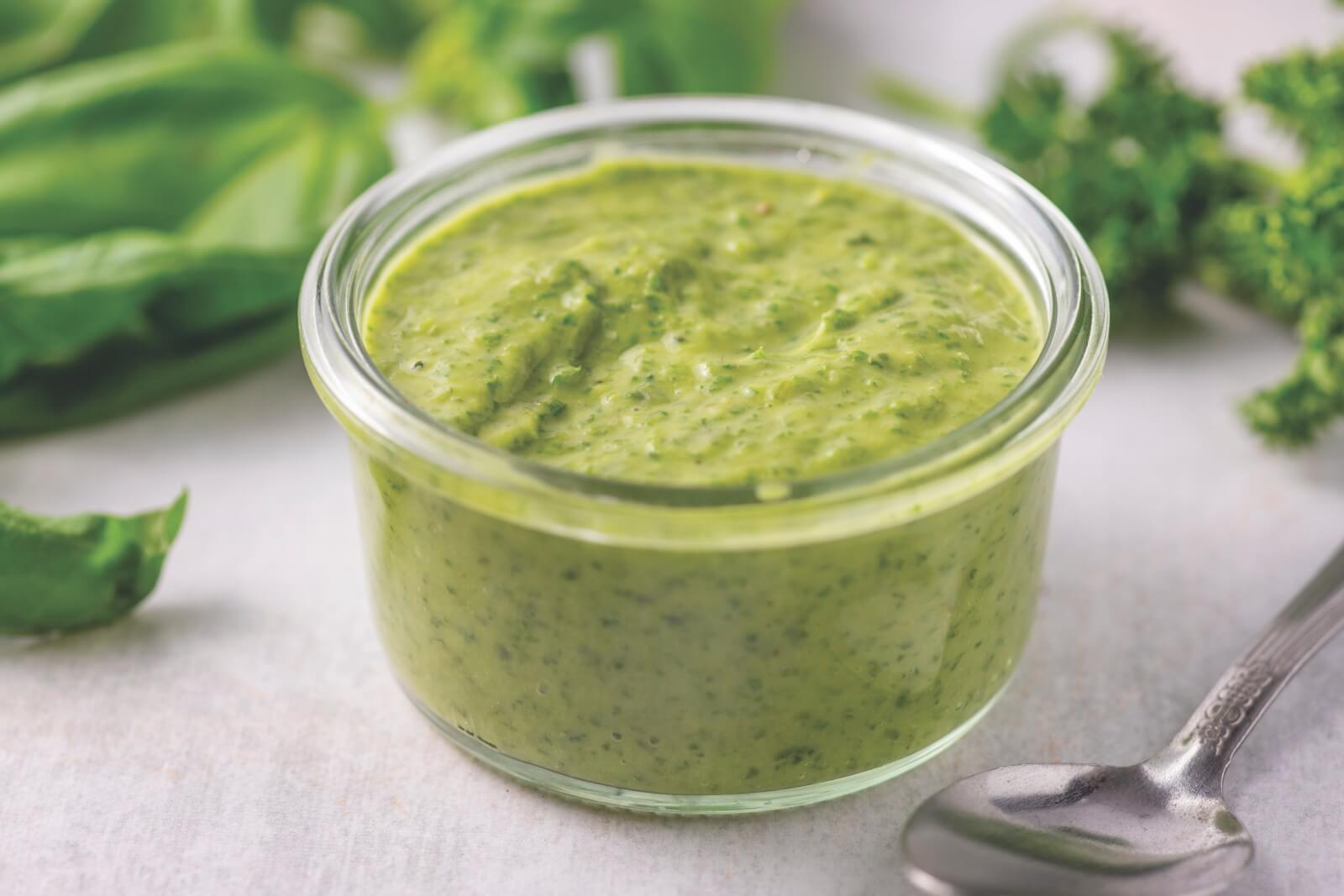 SB Plant Forward Keto Recipe Green Goddess Dressing Image Credit Liz MacDowell scaled
