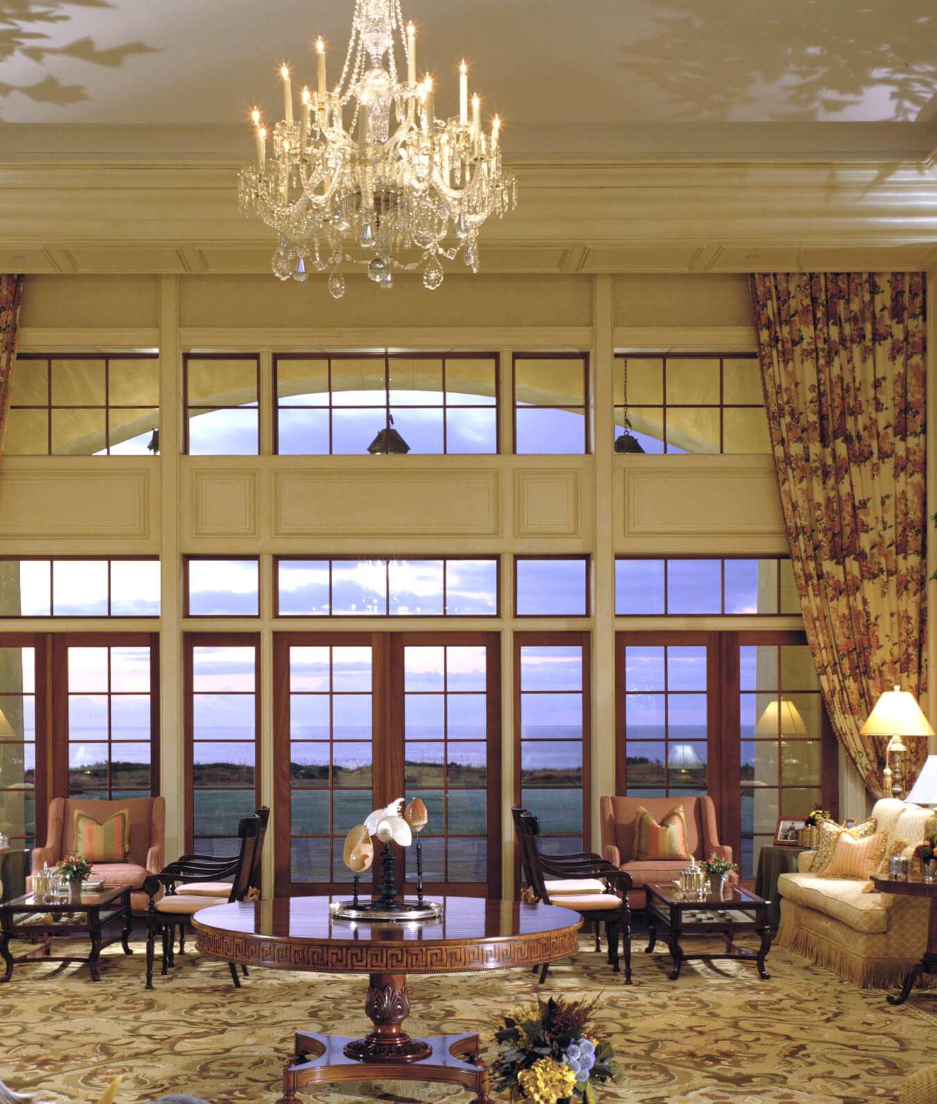 The Sanctuary Hotel's lobby overlooking Atlantic Ocean