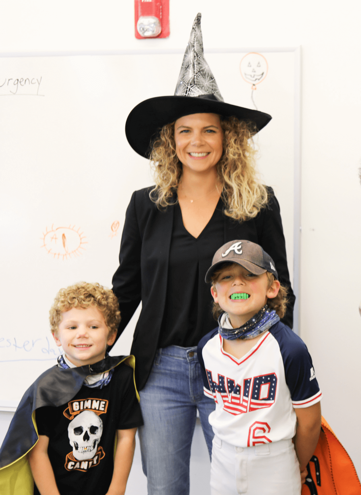 Lindsey Seal of Immediate Birmingham with her two sons on Halloween