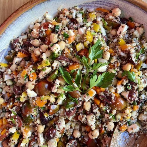 Quinoa Greek Salad Recipe 1