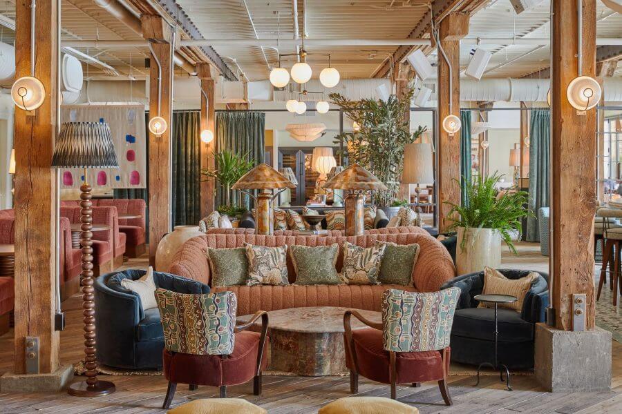 Interior of Nashville's Soho House.