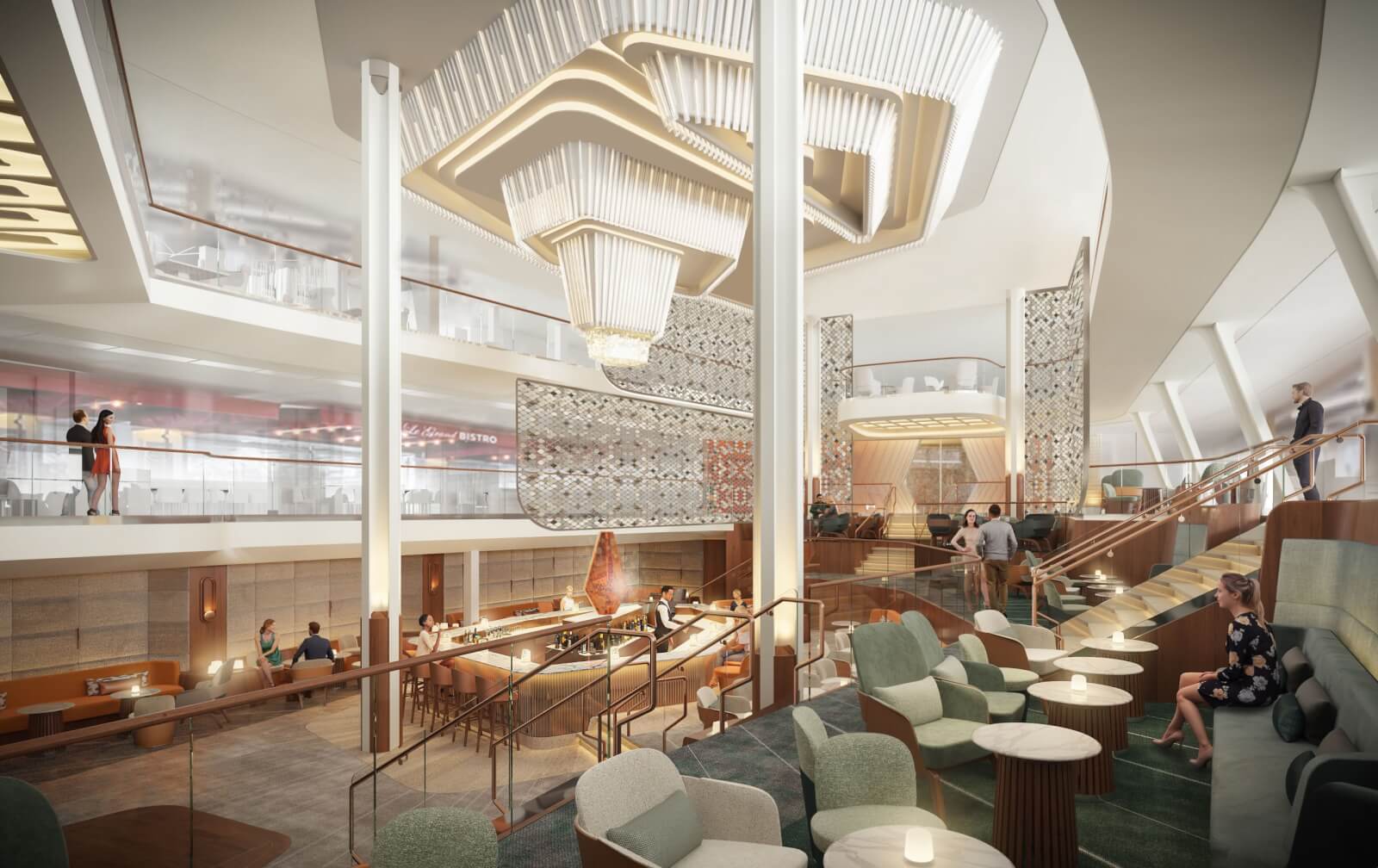 Rendering of the Grand Plaza on Celebrity Cruises' new cruise ship