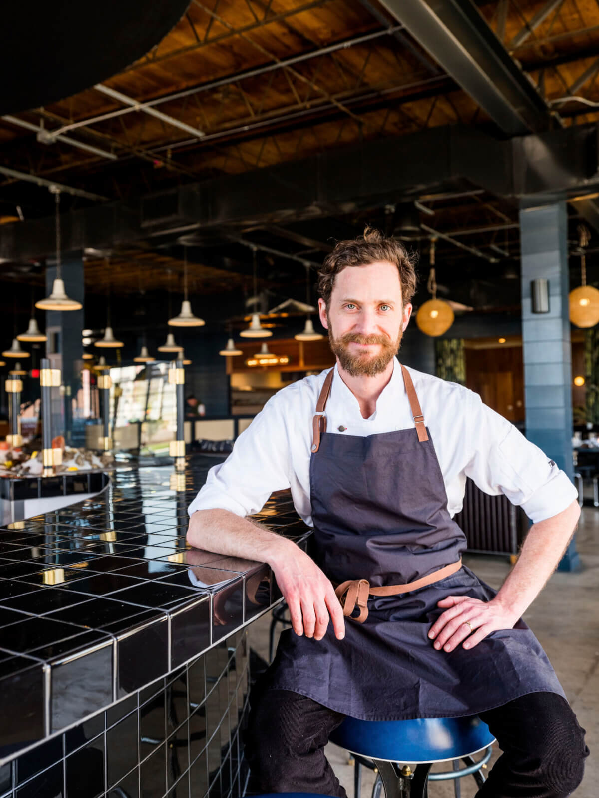 Adam Evans of Automatic Seafood & Oysters, a winner at the 2022 James Beard Awards