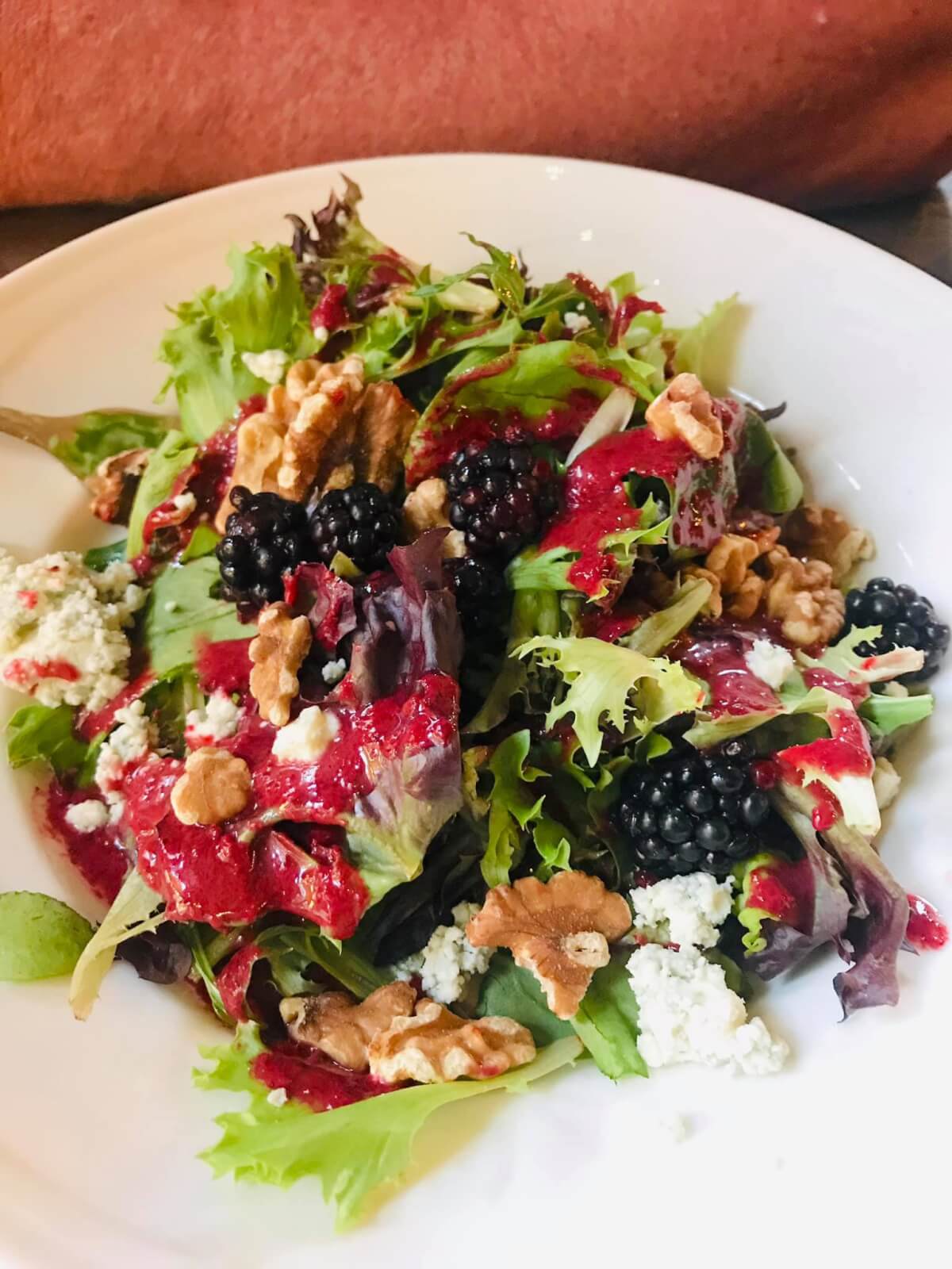 Blackberry Salad from High Point Restaurant, a rural restaurant in Tennessee