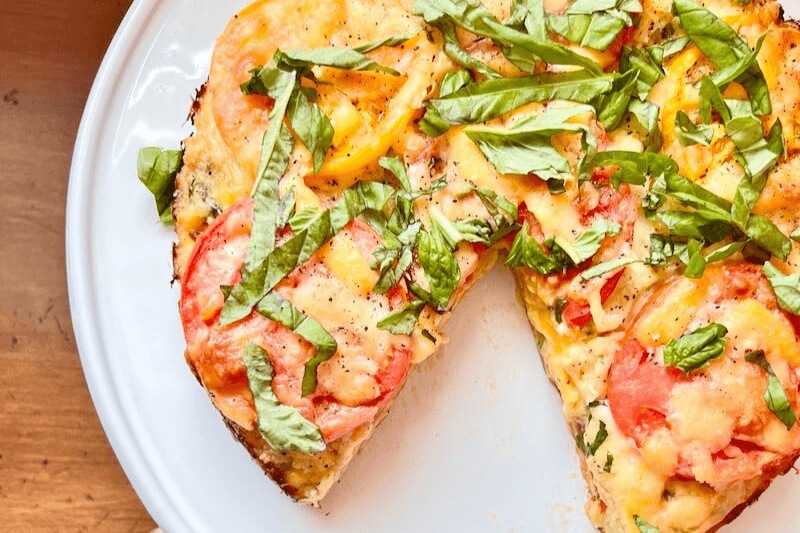 How to Make the BEST Crustless Tomato Pie