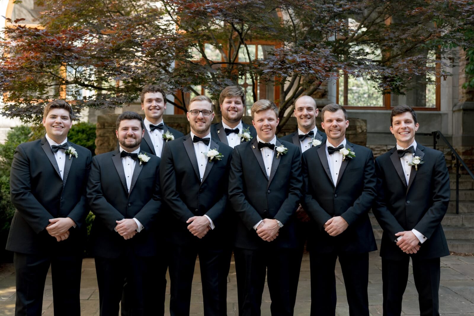 The groom and his groomsmen.
