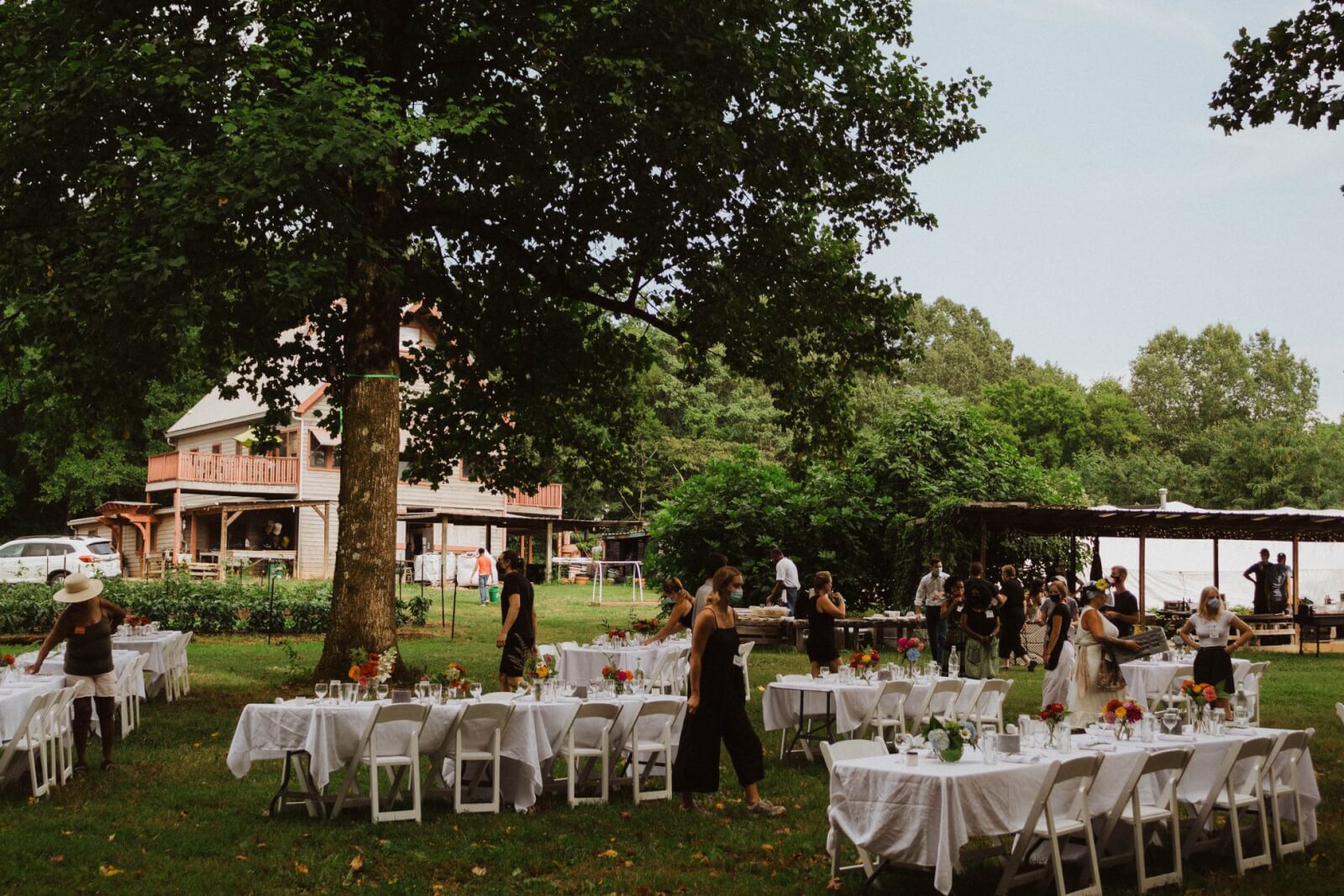 100 Dinner event at Crabtree Farms