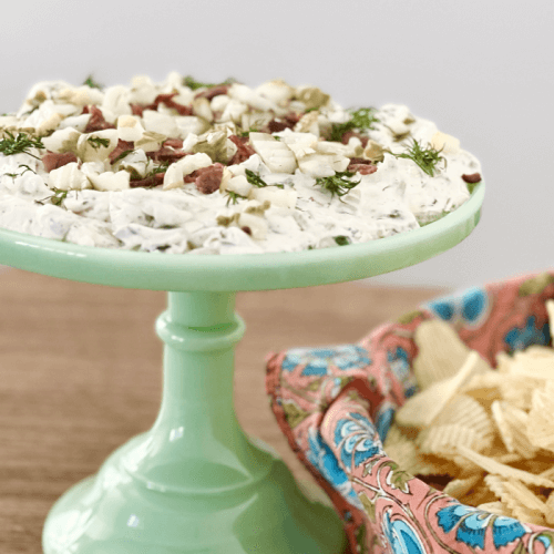 Dill Pickle Dip Cake Stand DIps 3