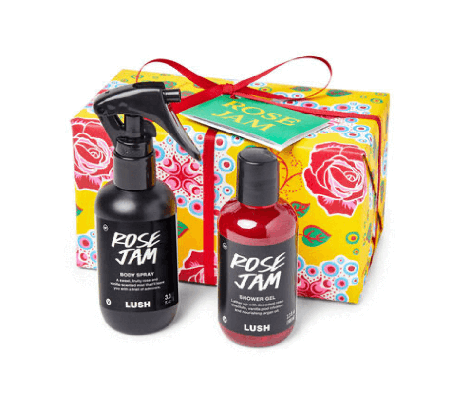 Rose Jam gift set from Lush