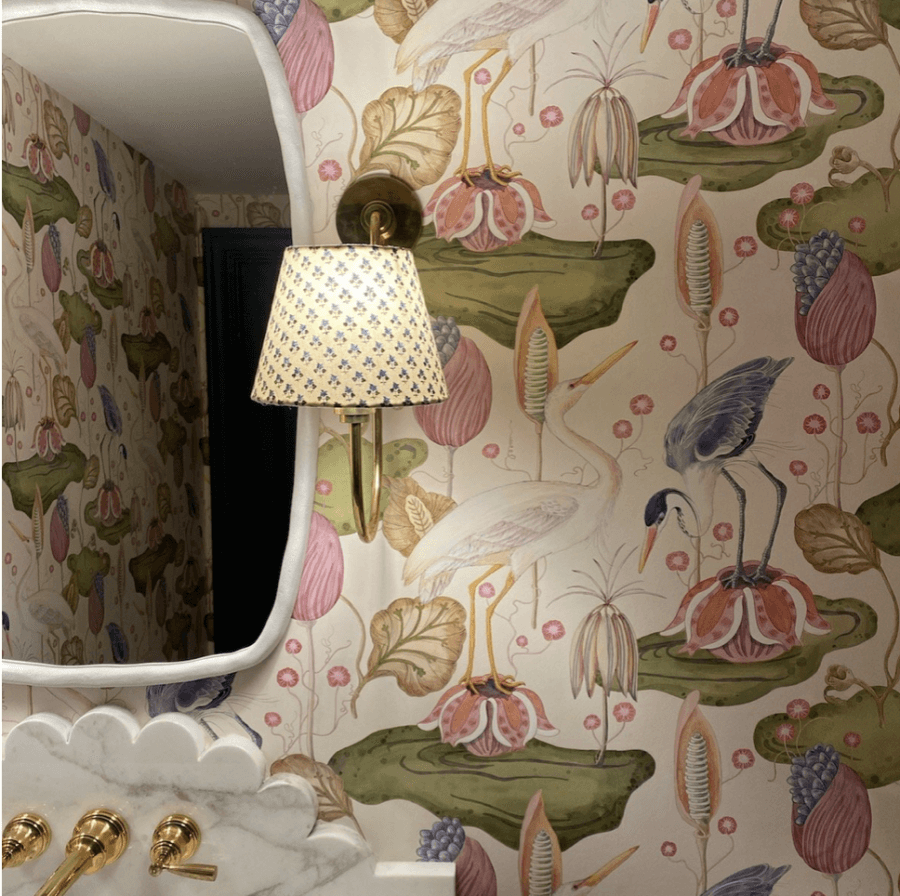 Charlotte and Liz House of Harris bathroom design
